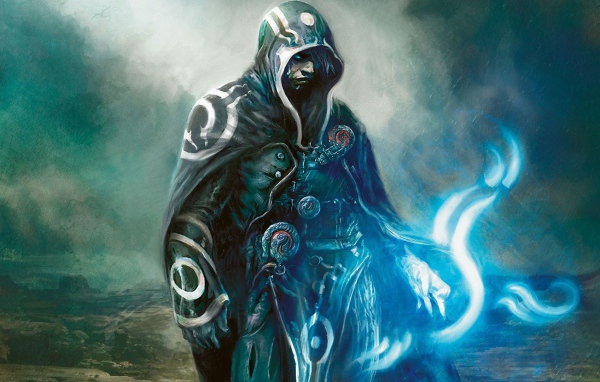 Маг в накидке из игры Magic The Gathering