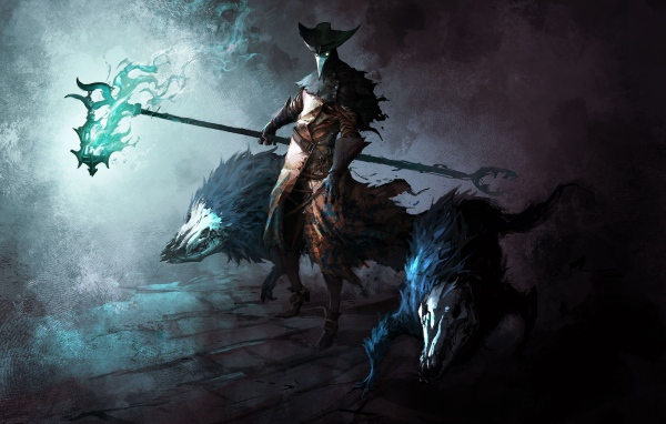 Чародей с волками в игре Castlevania Lords of Shadow