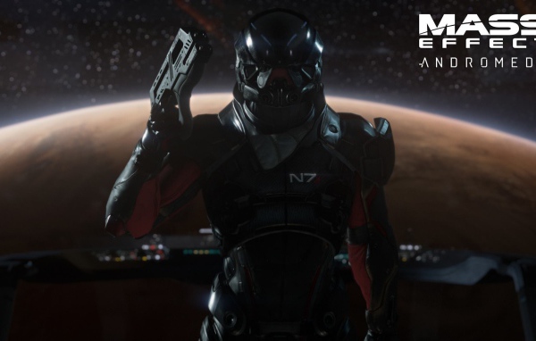 Человек с пистолетом, игра Mass Effect Andromeda