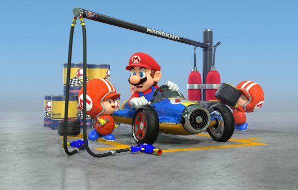 Марио в игре Mario Kart 8