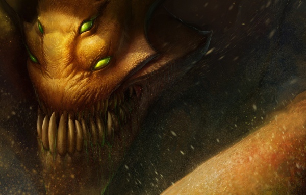 Монстр Санд Кинг из игры Dota 2