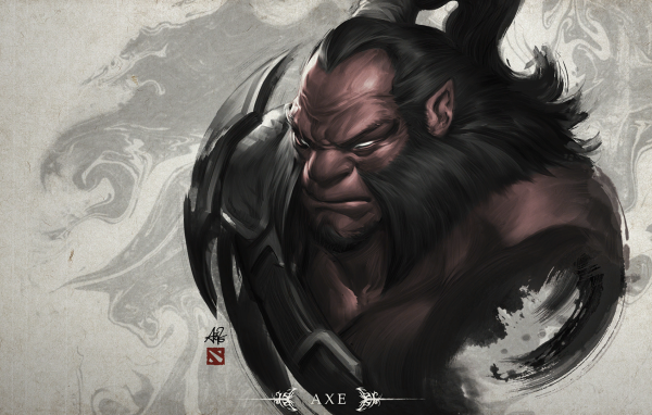 Лохматый Акс в игре Dota 2