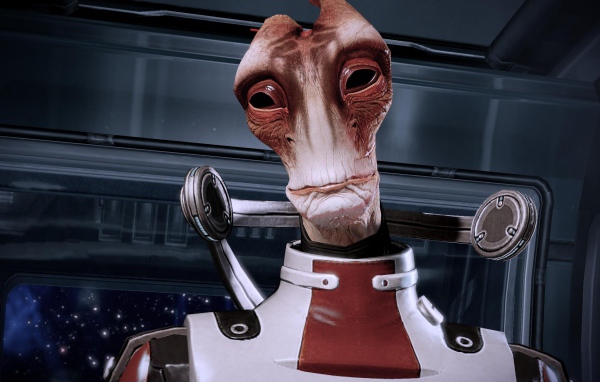 Инопланетянин в скафандре, игра Mass Effect