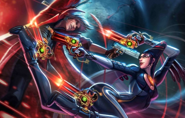 Сражение в игре Bayonetta