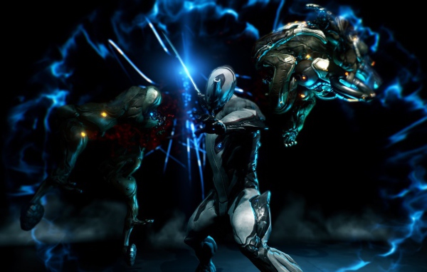 Сражение в игре Warframe