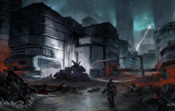 Мир игры Halo 3 ODST