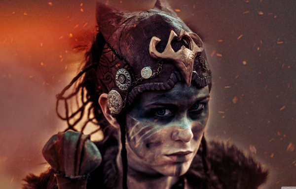 Девушка из видеоигры Hellblade