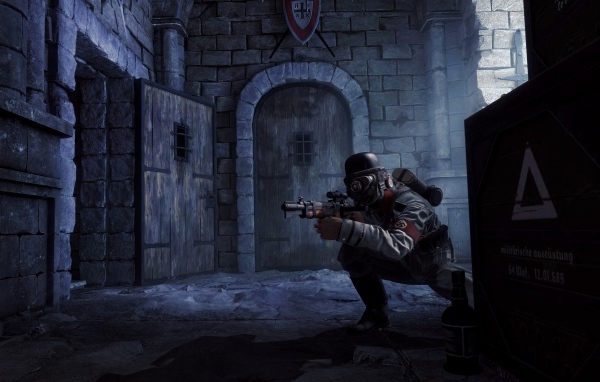 Солдат в игре Wolfenstein The Old Blood