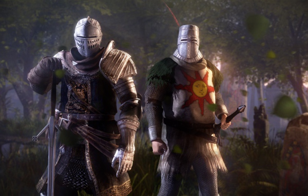 Два рыцаря, игра Dark Souls