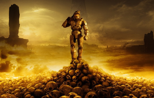 Воин на горе черепов, игра Halo 4