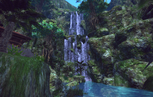 Водопад в игре Tera