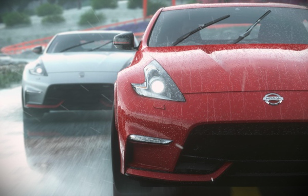 Мокрый Ниссан в игре Driveclub