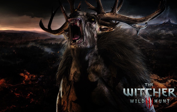 Дикий олень в игре The Witcher 3 Wild Hunt