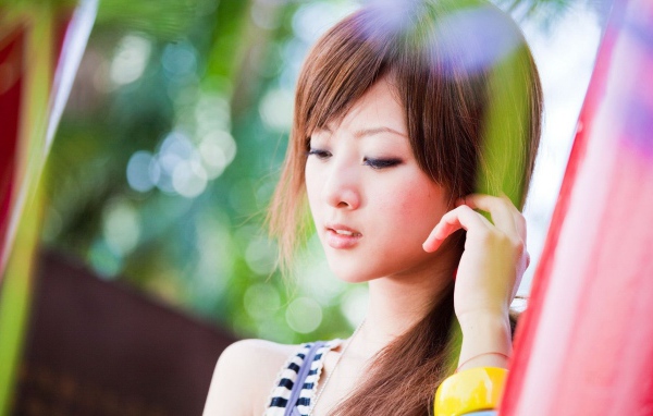 Девушка модель Микако Чанг