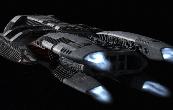 Крейсер из сериала Звездный крейсер Галактика