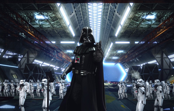 Дарт Вейдер ведет свою армию штурмовиков в бой