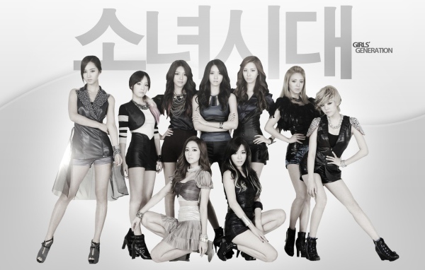 Постер корейской группы Girls’ Generation