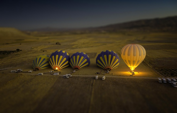 Стартовая площадка воздушных шаров