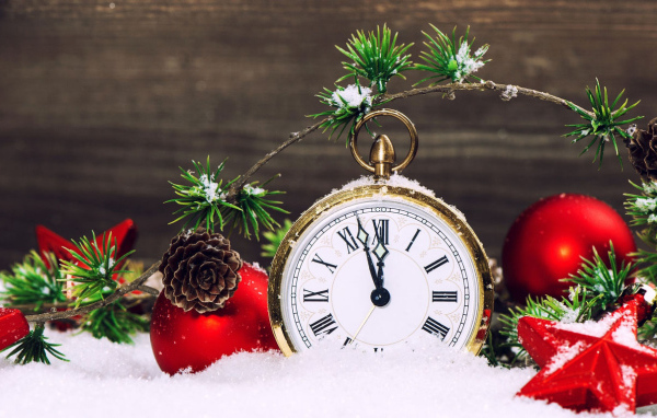 Время Нового года 2017