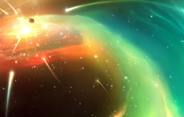 Облако комет в космосе