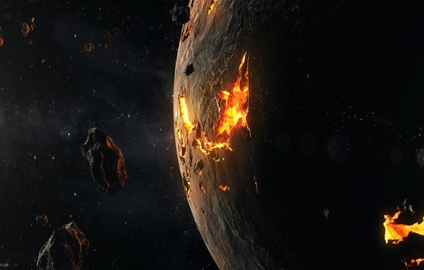 Огненные раны на поверхности планеты