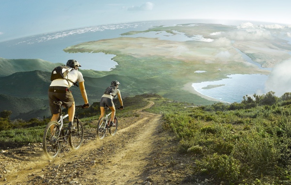 Велосипедная прогулка в Африке