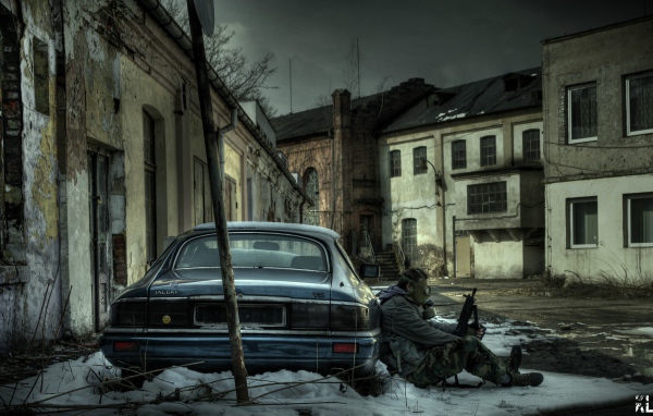 Заброшенный город в Польше