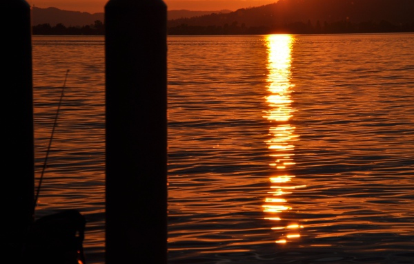 Закат солнца в Швейцарии