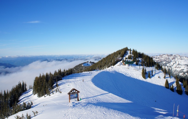 Горнолыжный курорт в районе Сиэтла