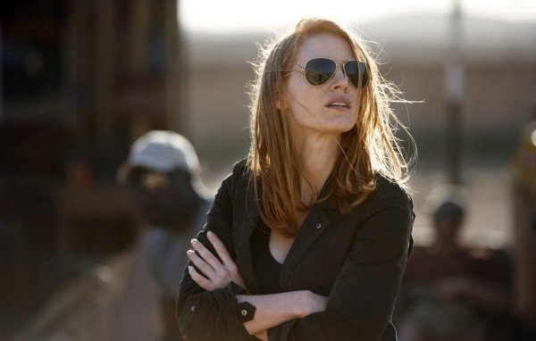 Американская актриса девушка Джессика Честейн