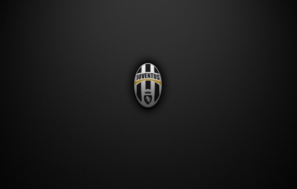 Футбольный клуб Ювентус, черный фон