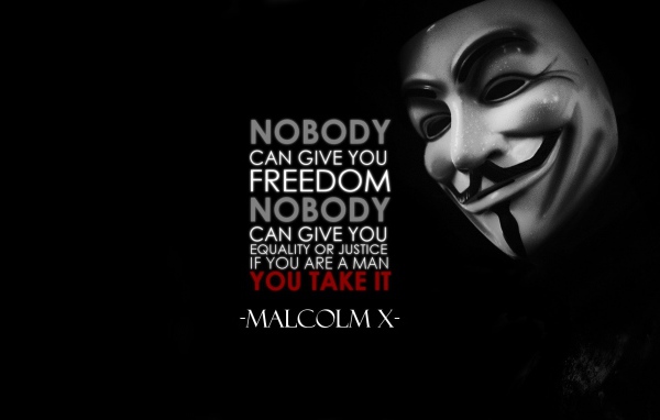 Никто не даст тебе свободу и справедливость, пока ты не возьмешь сам