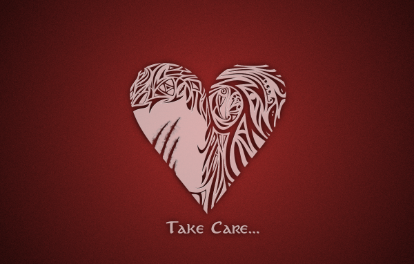 Берегите свою любовь, красный фон