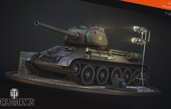 Игра World of Tanks, танк Т-34-85