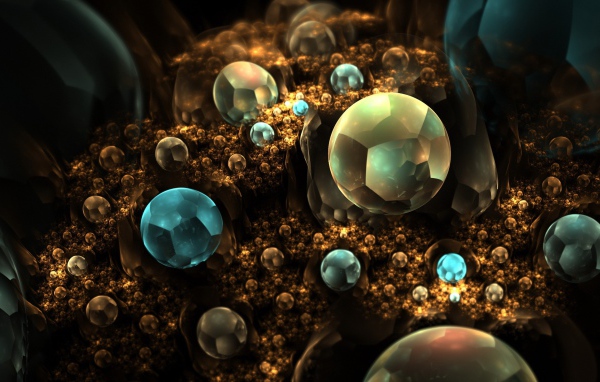 Абстрактные драгоценные камни 3 д графика 