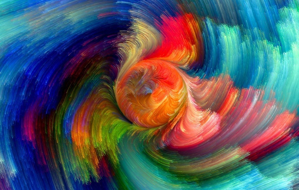 Абстрактный разноцветный рисунок  