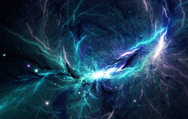 Абстрактная космическая туманность  
