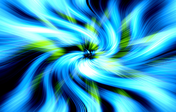 Яркие разноцветные абстрактные вихри 