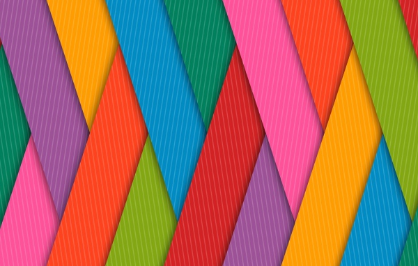 Красочные переплетенные полосы 