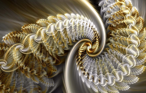 Фрактальные волны, 3д графика