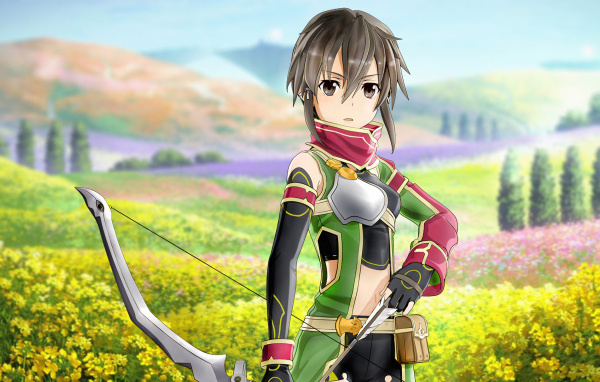 Персонаж Синон аниме  Sword Art Online II 