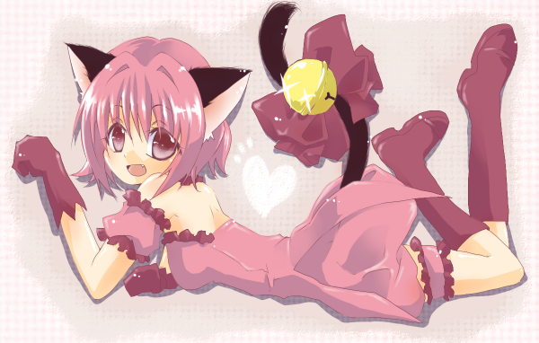 Девушка персонаж Ichigo Momomiya аниме Tokyo Mew Mew