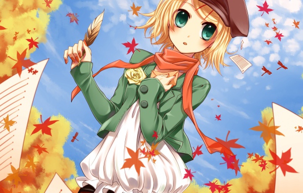 Кагамине Рин персонаж аниме Вокалоид 