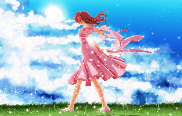 Девушка Марон Кусакабэ аниме Камикадзе Кайто Дзянну   