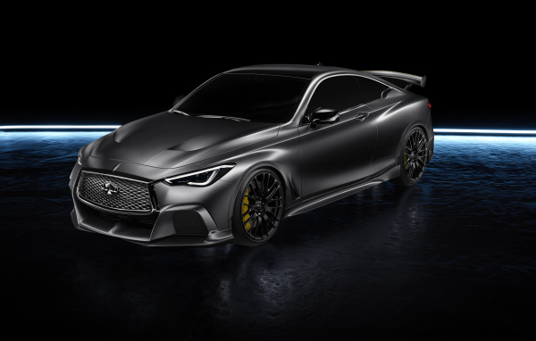 Стильный автомобиль  Infiniti Q60 Project Black S 2017 