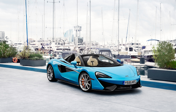 Спортивный автомобиль McLaren 570S Spider, 2018