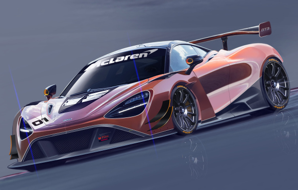 Гоночный автомобиль McLaren 720S GT3, 2019