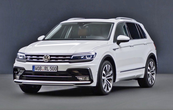 Белоснежный  Volkswagen Tiguan 2017 года 