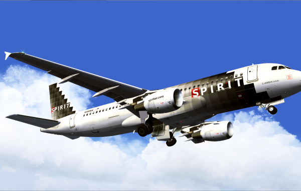 Самолет Airbus A320 авиакомпании Spirit Airlines 
