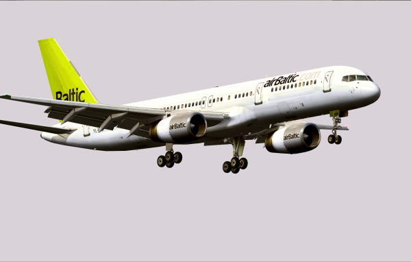 Самолет Boeing 757-200 латвийской авиакомпании Air Baltic 